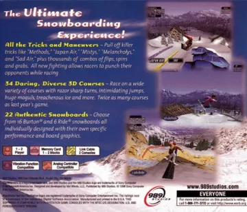 Cool Boarders 3 (EU) box cover back